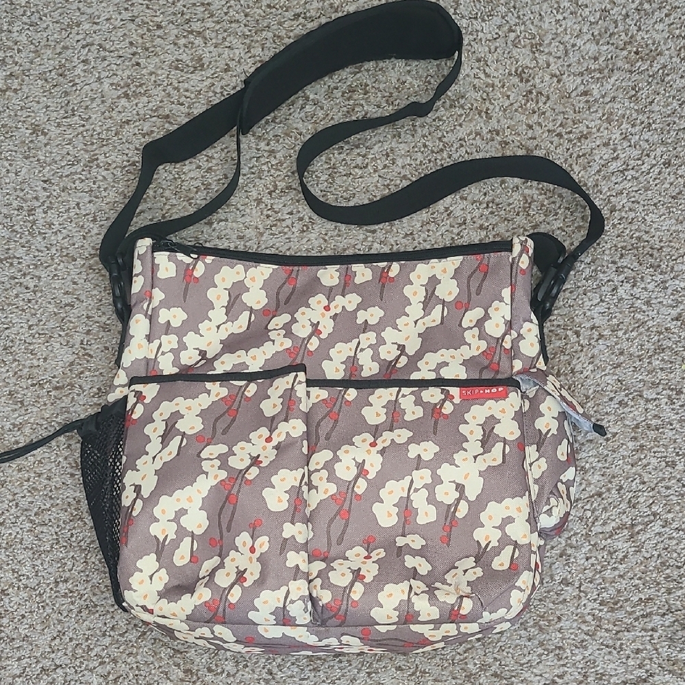 Skip Hop Brown and Cream Bag